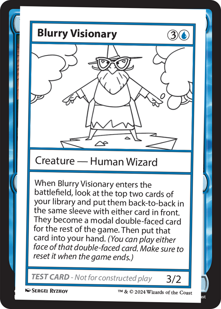 Blurry Visionary [Mystery Booster 2 Playtest Cards] | Boutique FDB TCG