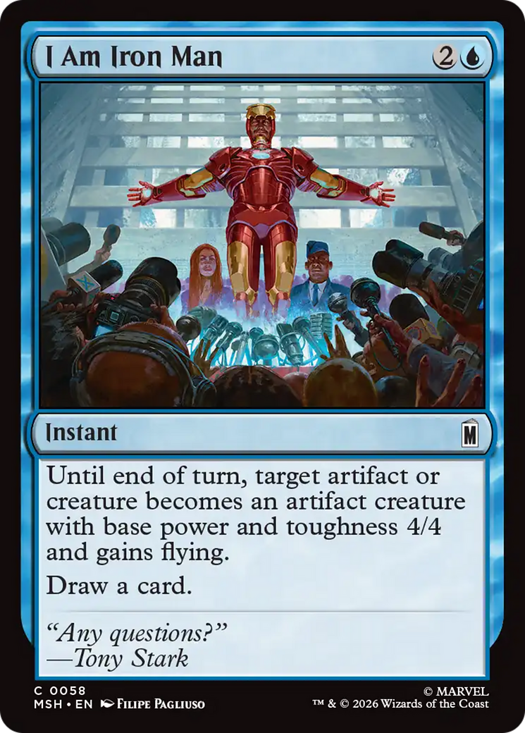 I Am Iron Man [Marvel Super Heroes] | Boutique FDB TCG