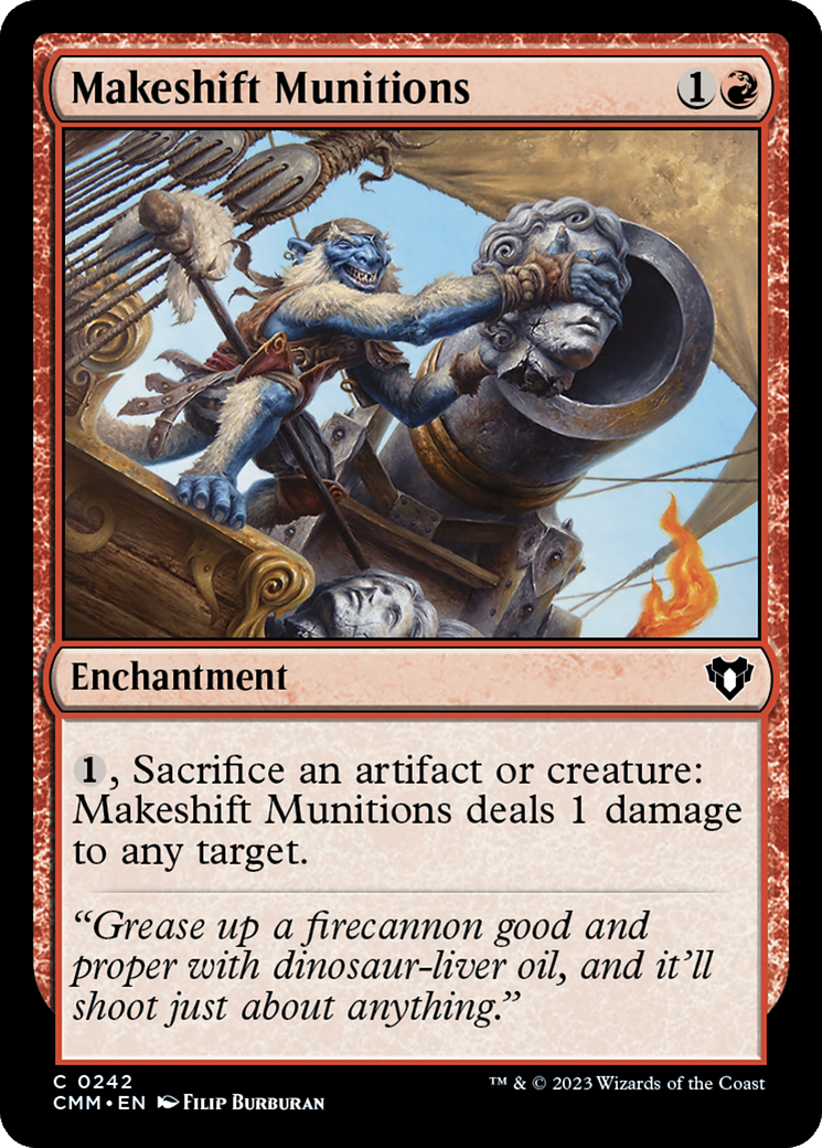 Makeshift Munitions [Commander Masters] | Boutique FDB TCG