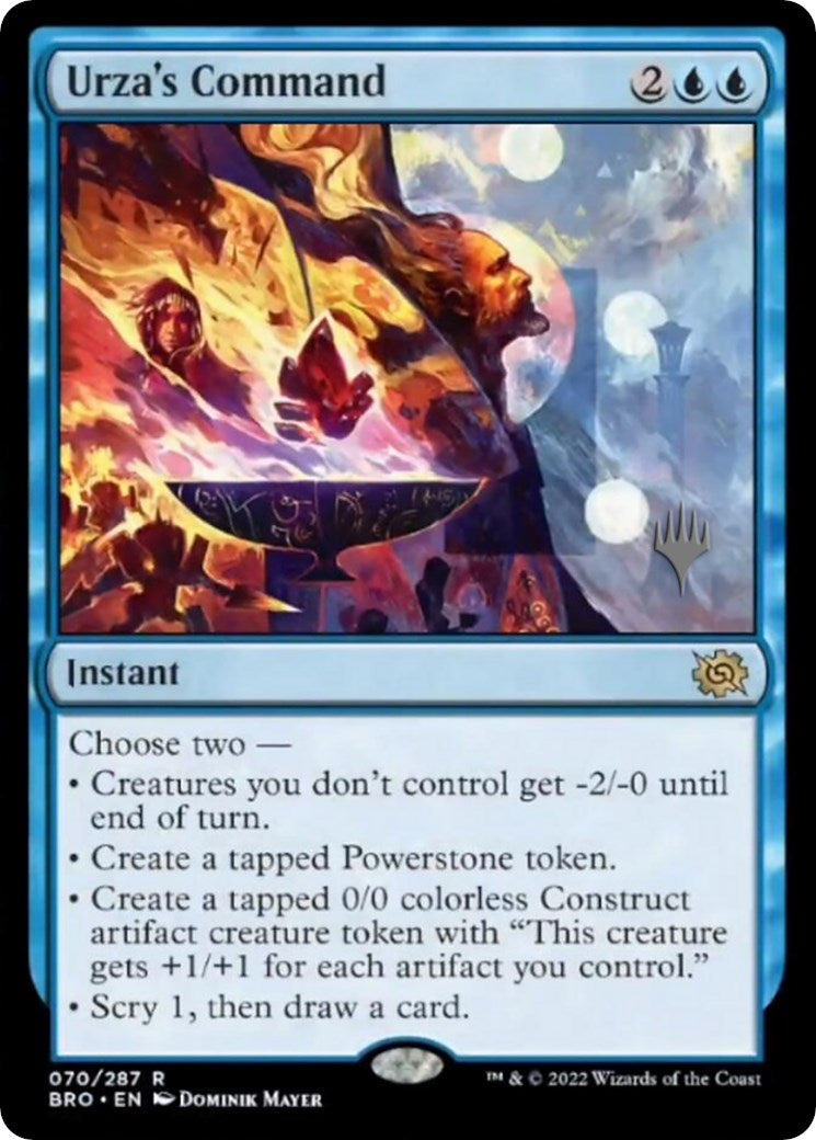 Urza's Command (Promo Pack) [The Brothers' War Promos] | Boutique FDB TCG