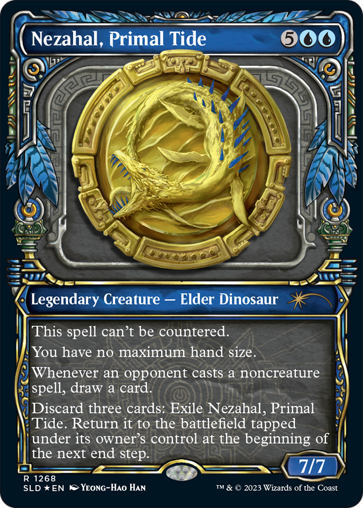 Nezahal, Primal Tide (Halo Foil) [Secret Lair Drop Series] | Boutique FDB TCG