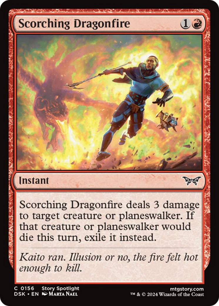 Scorching Dragonfire [Duskmourn: House of Horror] | Boutique FDB TCG