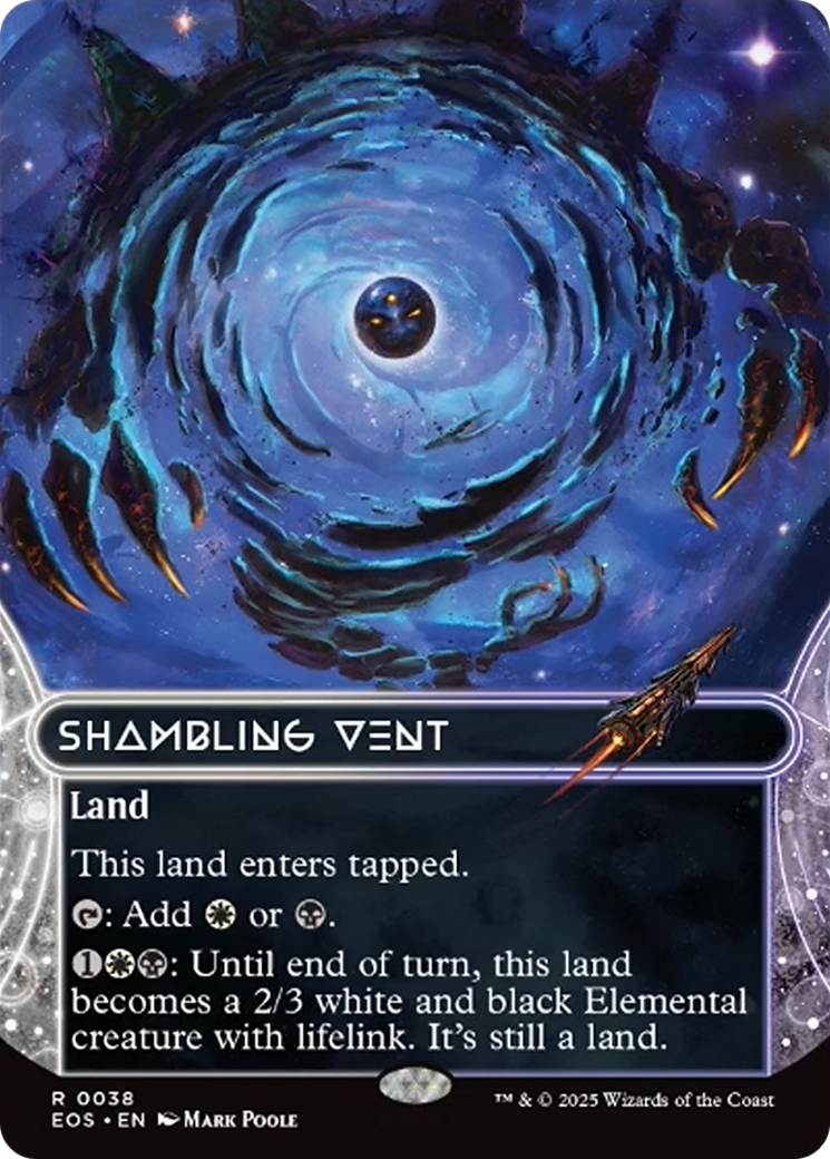 Shambling Vent (0038) (Borderless) [Edge of Eternities: Stellar Sights] | Boutique FDB TCG