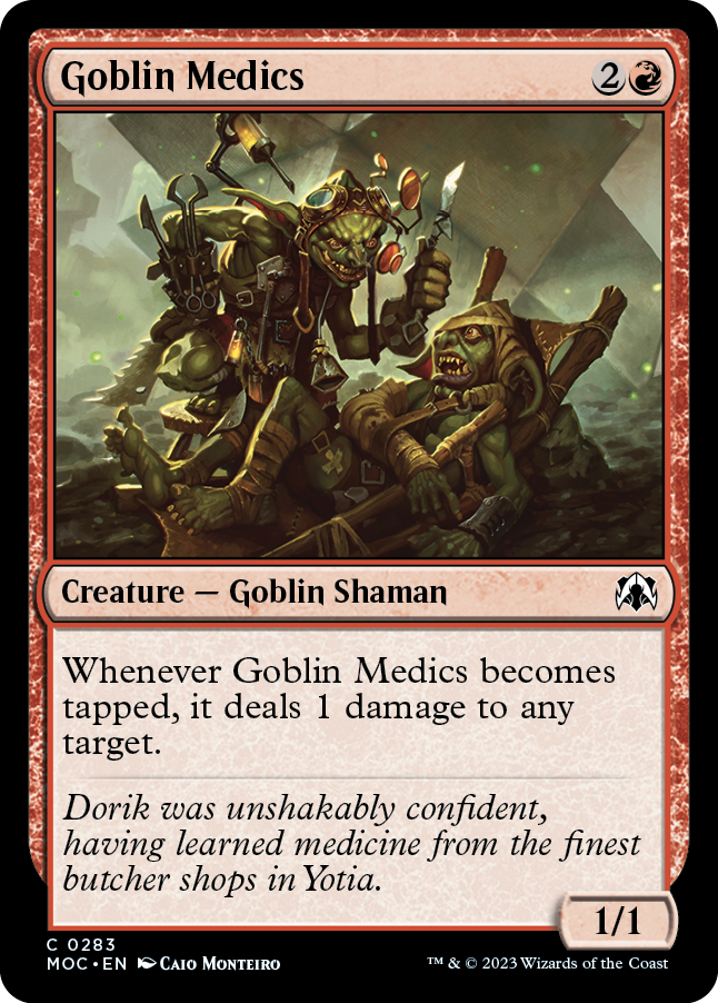 Goblin Medics [March of the Machine Commander] | Boutique FDB TCG