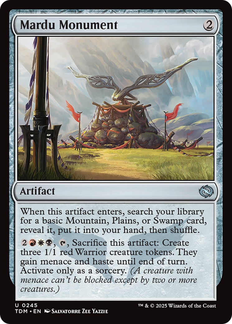 Mardu Monument [Tarkir: Dragonstorm] | Boutique FDB TCG