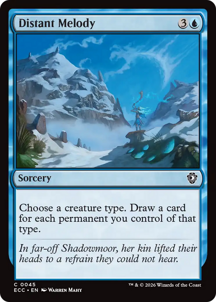 Distant Melody [Lorwyn Eclipsed Commander] | Boutique FDB TCG