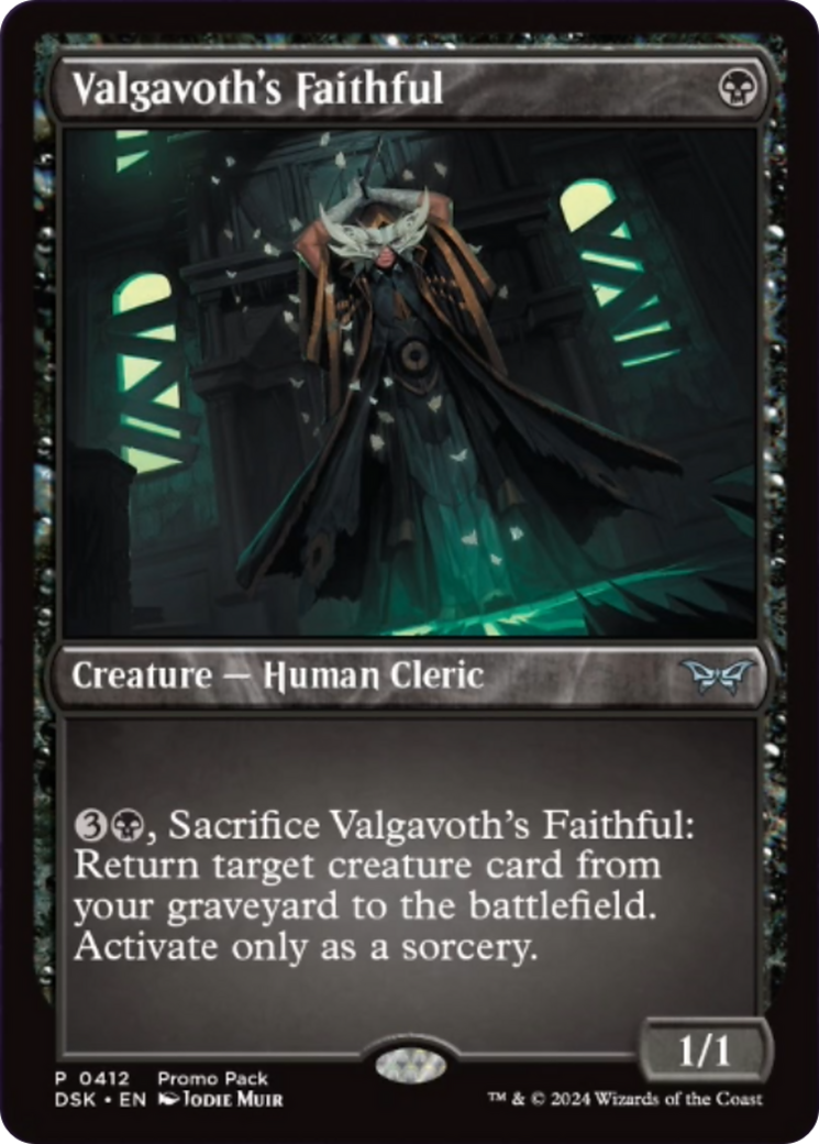 Valgavoth's Faithful [Duskmourn: House of Horror Promos] | Boutique FDB TCG