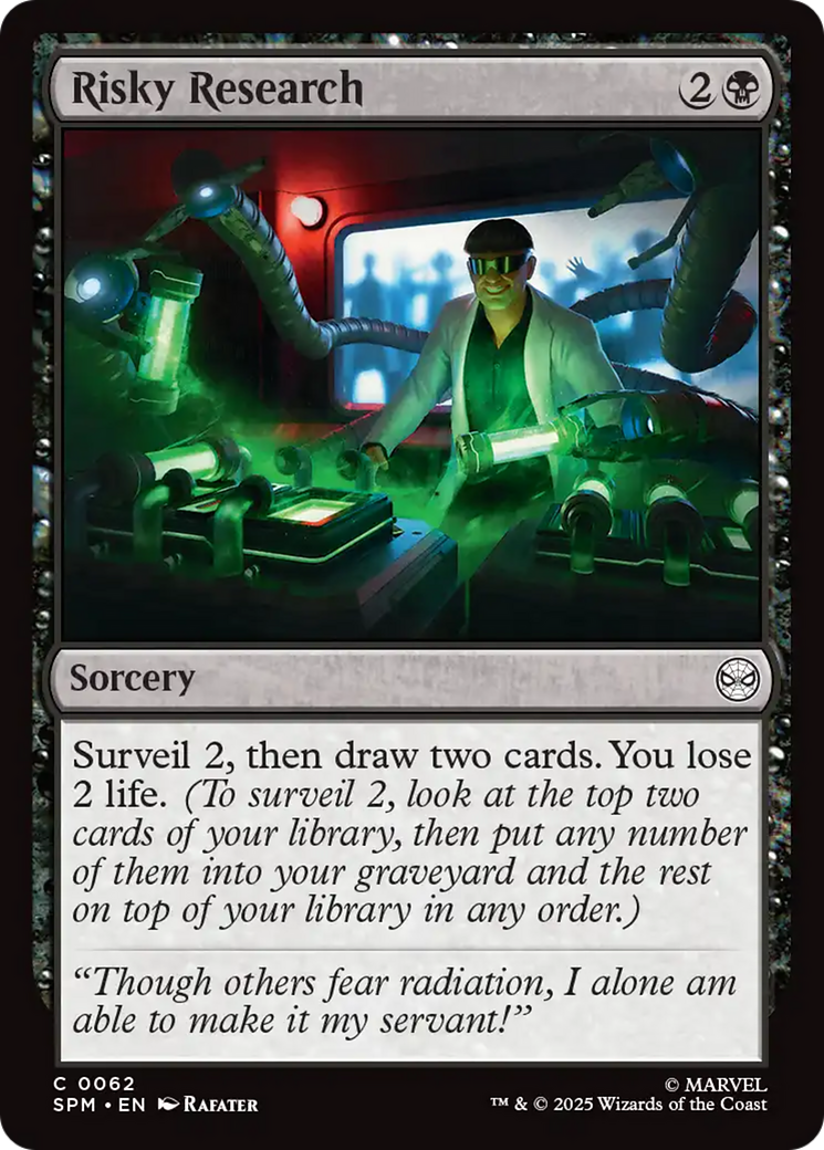 Risky Research [Marvel's Spider-Man] | Boutique FDB TCG