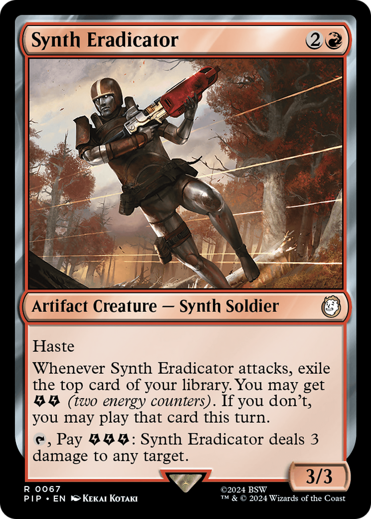 Synth Eradicator [Fallout] | Boutique FDB TCG