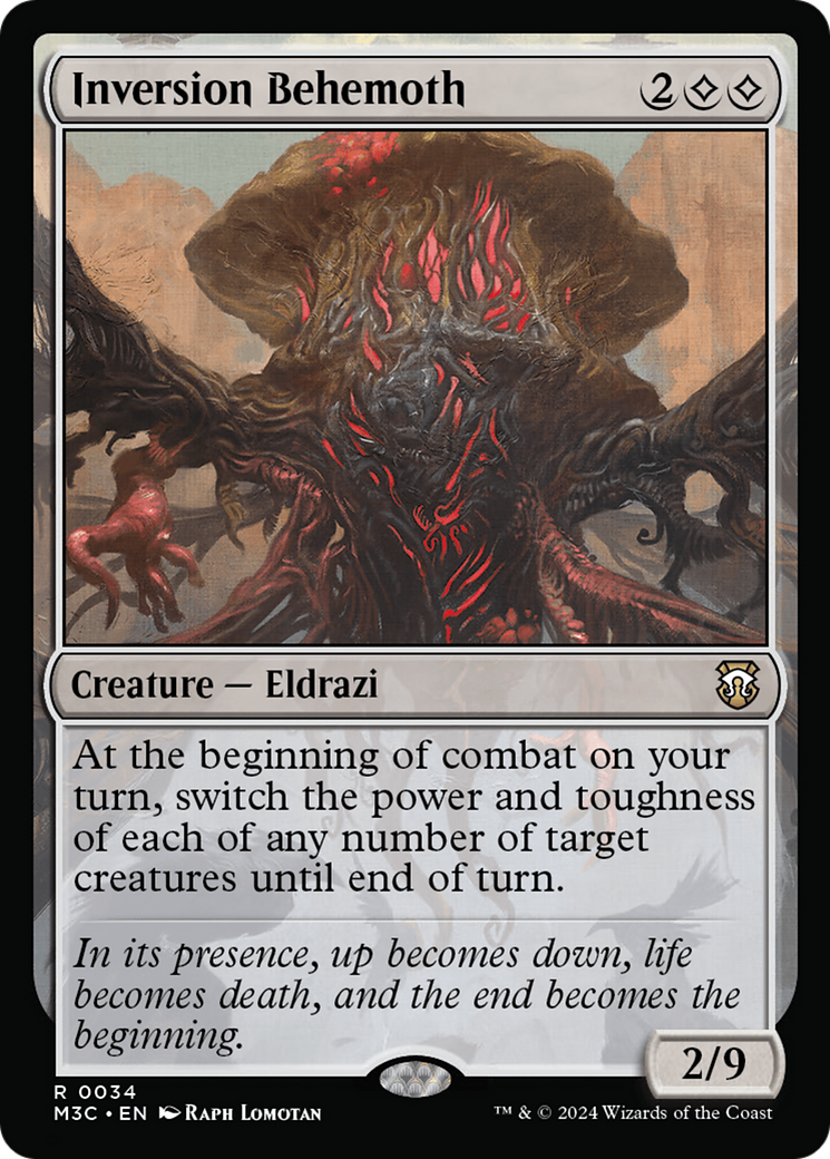 Inversion Behemoth [Modern Horizons 3 Commander] | Boutique FDB TCG