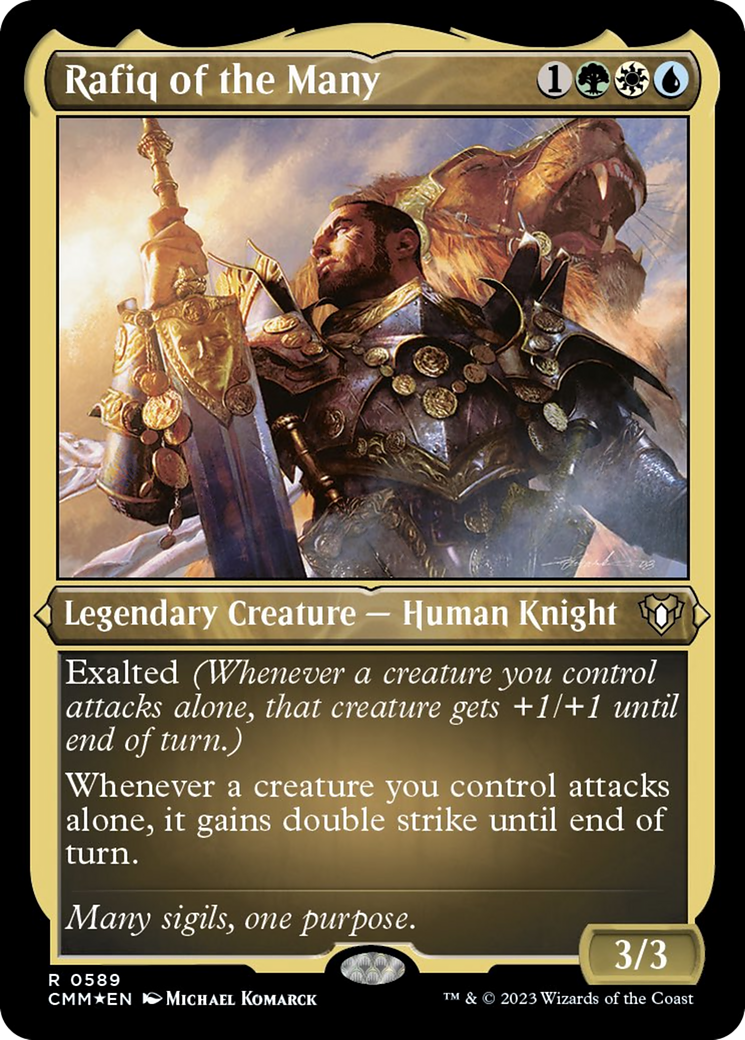 Rafiq of the Many (Foil Etched) [Commander Masters] | Boutique FDB TCG