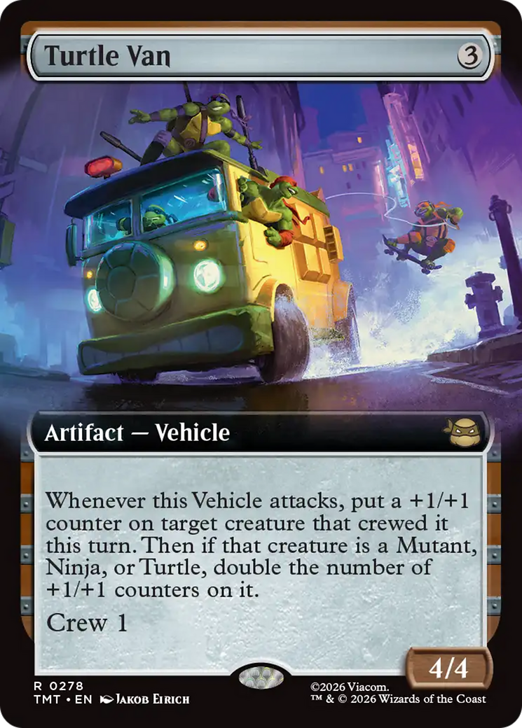 Turtle Van (Extended Art) [Teenage Mutant Ninja Turtles] | Boutique FDB TCG