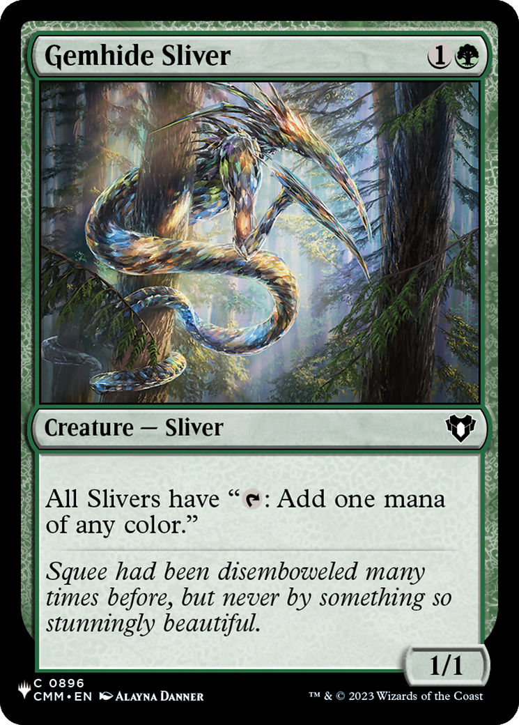 Gemhide Sliver (CMM) [The List] | Boutique FDB TCG