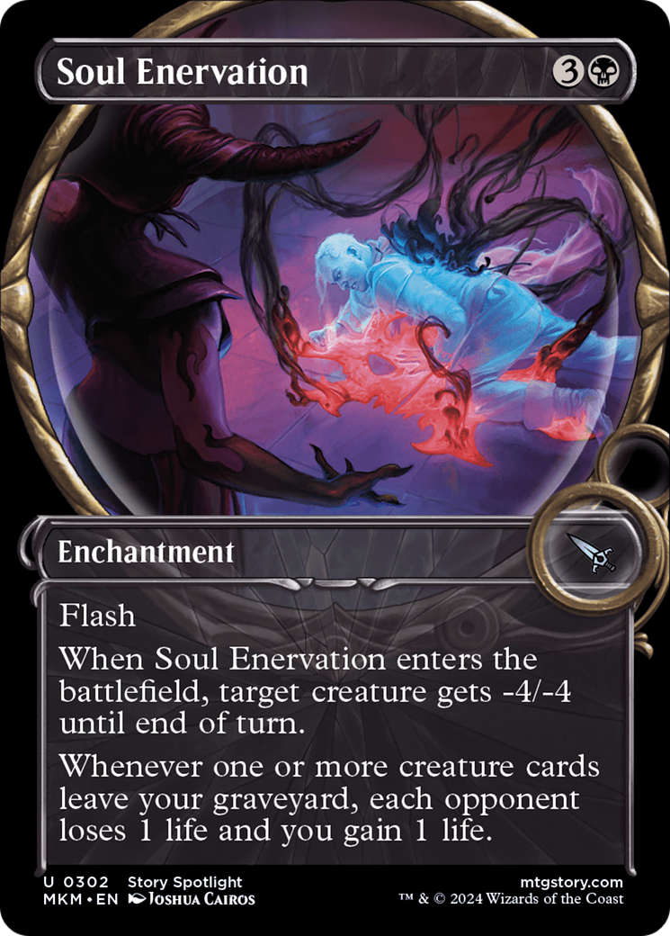 Soul Enervation (Showcase) [Murders at Karlov Manor] | Boutique FDB TCG