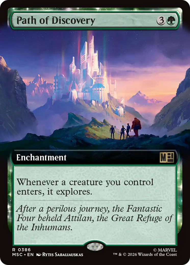 Path of Discovery (Extended Art) [Marvel Super Heroes Commander] | Boutique FDB TCG