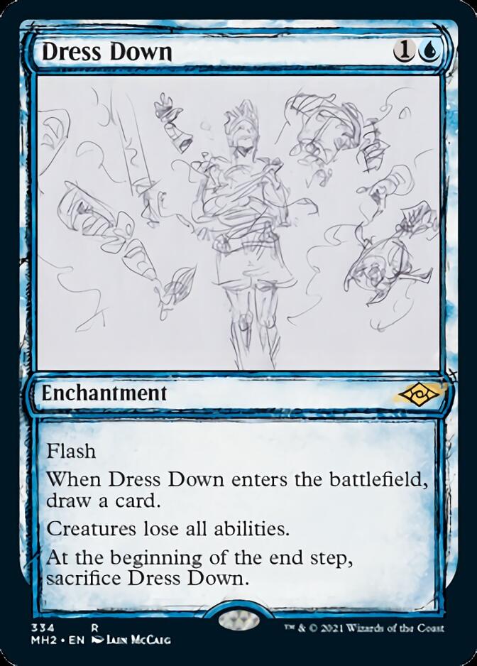 Dress Down (Sketch) [Modern Horizons 2] | Boutique FDB TCG