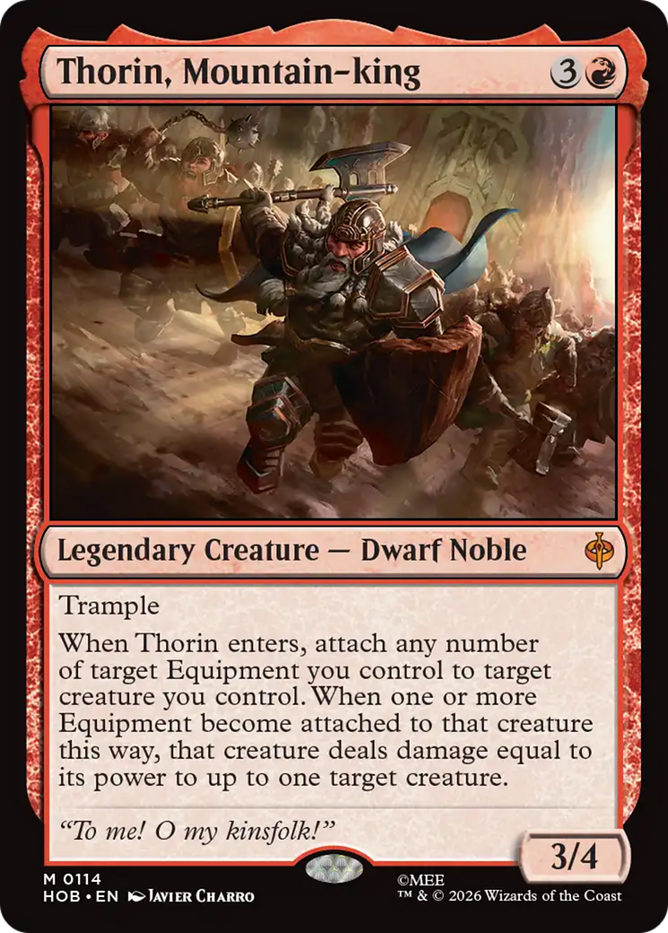Thorin, Mountain-king [The Hobbit] | Boutique FDB TCG