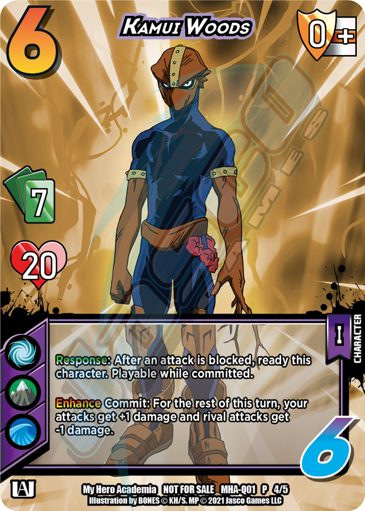 Kamui Woods [Series 1 Quirk Pack Unlimited] | Boutique FDB TCG