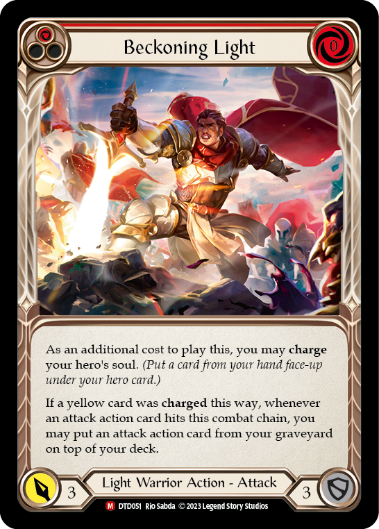Beckoning Light [DTD051] (Dusk Till Dawn)  Rainbow Foil | Boutique FDB TCG