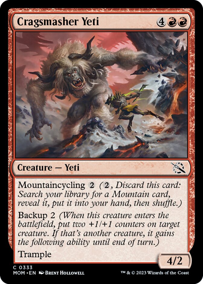 Cragsmasher Yeti [March of the Machine] | Boutique FDB TCG