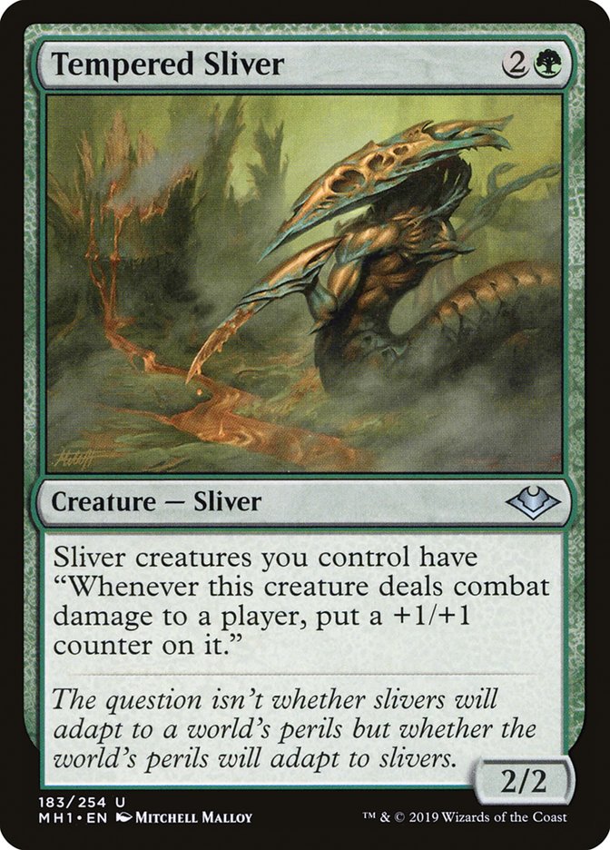 Tempered Sliver [Modern Horizons] | Boutique FDB TCG