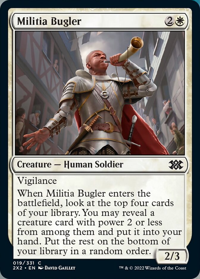 Militia Bugler [Double Masters 2022] | Boutique FDB TCG