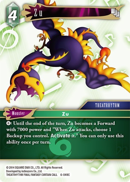 Zu [Opus VI] | Boutique FDB TCG