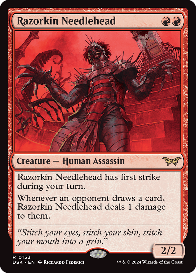 Razorkin Needlehead [Duskmourn: House of Horror] | Boutique FDB TCG