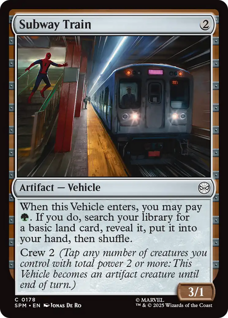 Subway Train [Marvel's Spider-Man] | Boutique FDB TCG