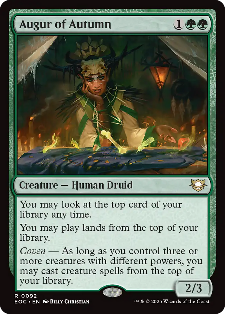 Augur of Autumn [Edge of Eternities Commander] | Boutique FDB TCG