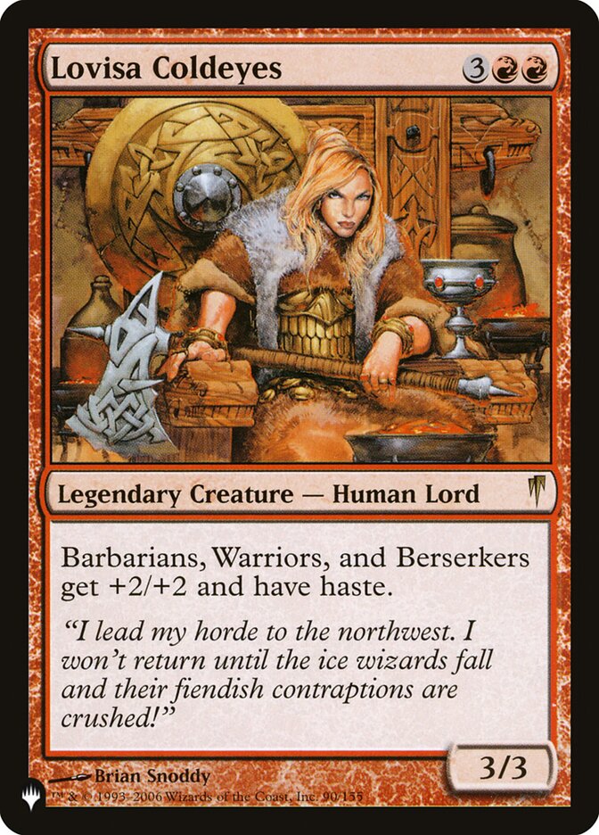 Lovisa Coldeyes [The List] | Boutique FDB TCG