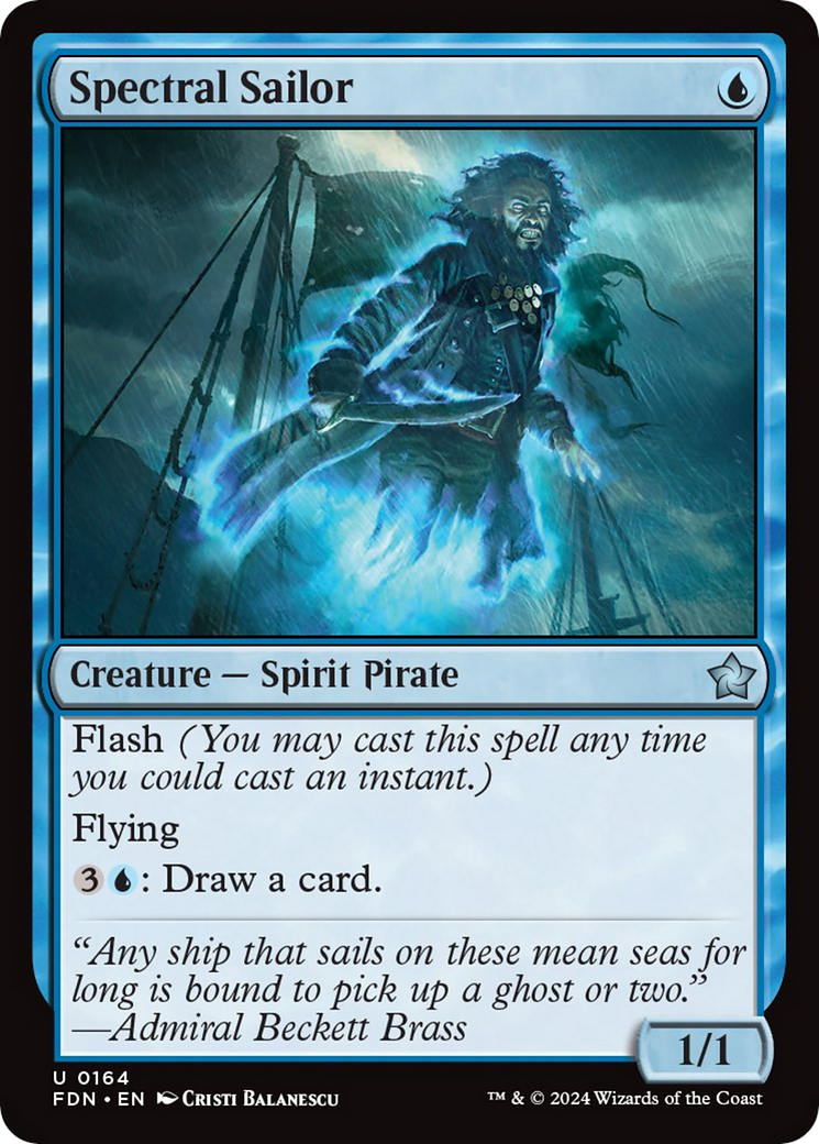 Spectral Sailor [Foundations] | Boutique FDB TCG