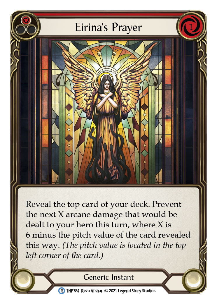 Eirina's Prayer (Red) [1HP384] (History Pack 1) | Boutique FDB TCG