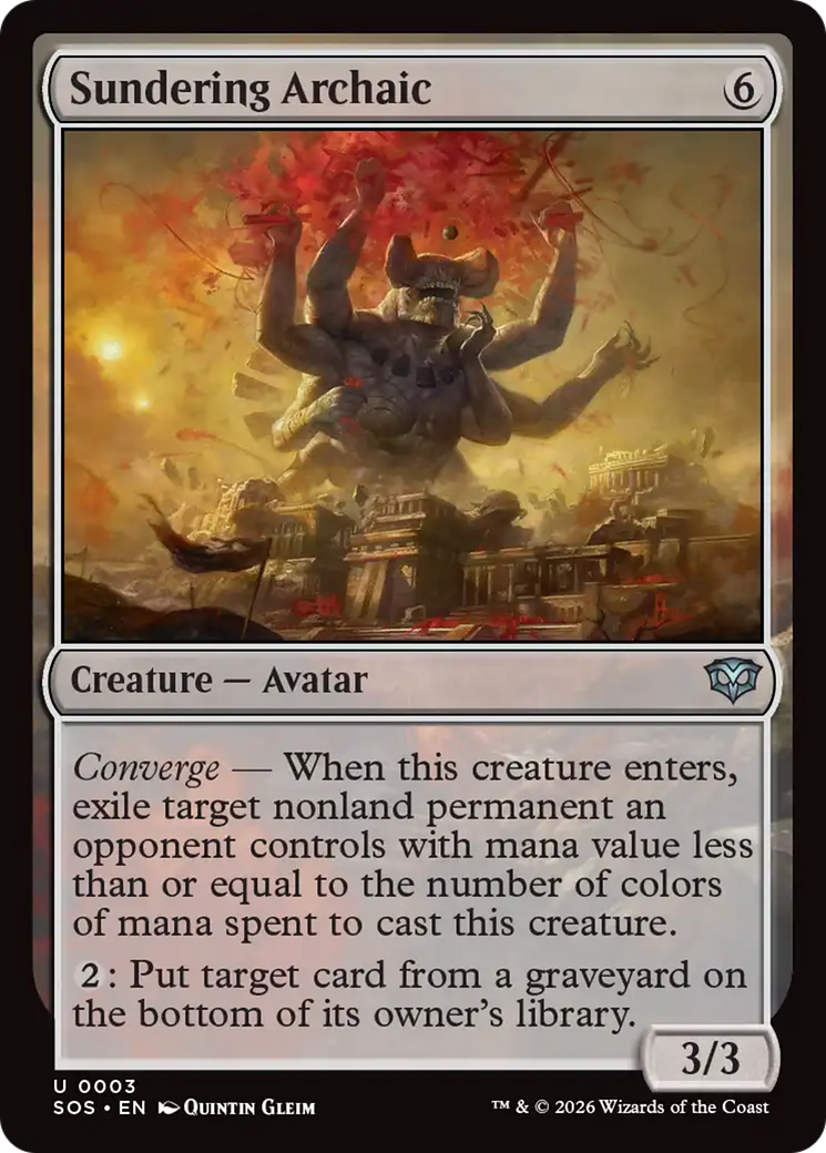 Sundering Archaic [Secrets of Strixhaven] | Boutique FDB TCG