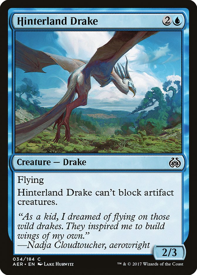 Hinterland Drake [Aether Revolt] | Boutique FDB TCG