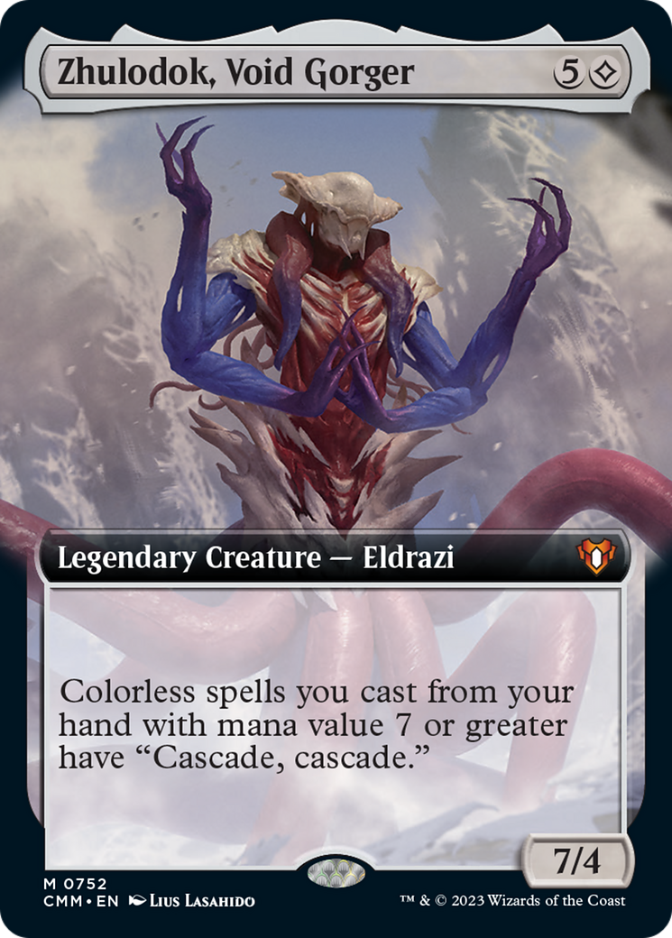 Zhulodok, Void Gorger (Extended Art) [Commander Masters] | Boutique FDB TCG