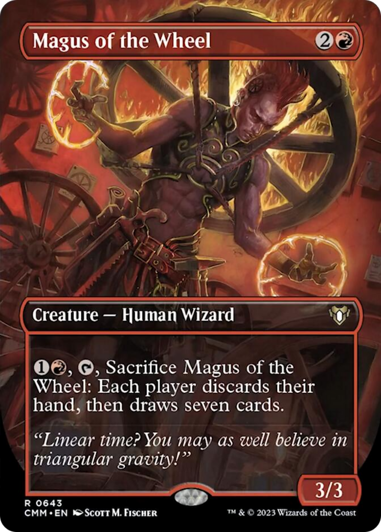 Magus of the Wheel (Borderless Alternate Art) [Commander Masters] | Boutique FDB TCG