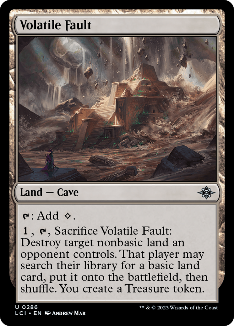 Volatile Fault [The Lost Caverns of Ixalan] | Boutique FDB TCG