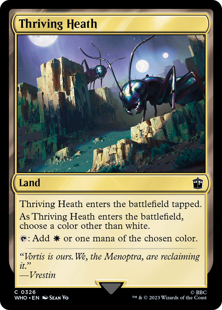 Thriving Heath [Doctor Who] | Boutique FDB TCG