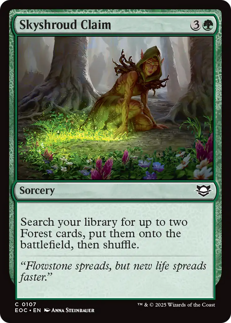 Skyshroud Claim [Edge of Eternities Commander] | Boutique FDB TCG