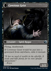 Covert Cutpurse // Covetous Geist [Innistrad: Midnight Hunt] | Boutique FDB TCG
