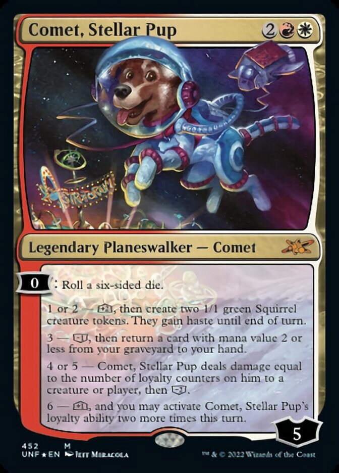 Comet, Stellar Pup (Galaxy Foil) [Unfinity] | Boutique FDB TCG