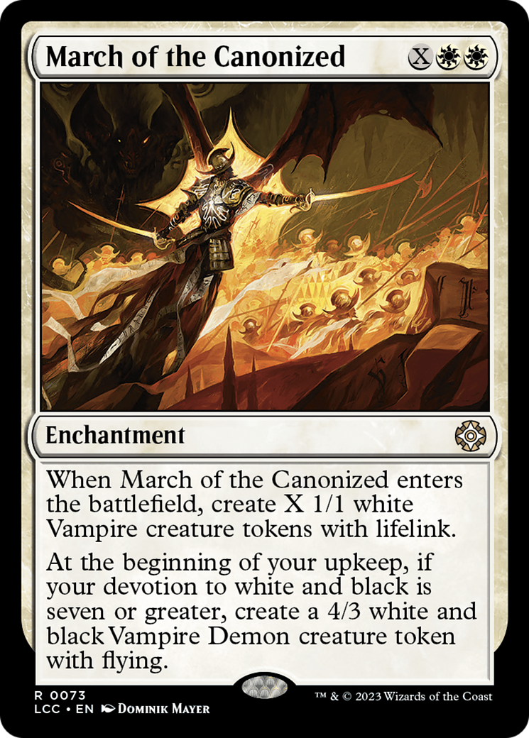 March of the Canonized [The Lost Caverns of Ixalan Commander] | Boutique FDB TCG