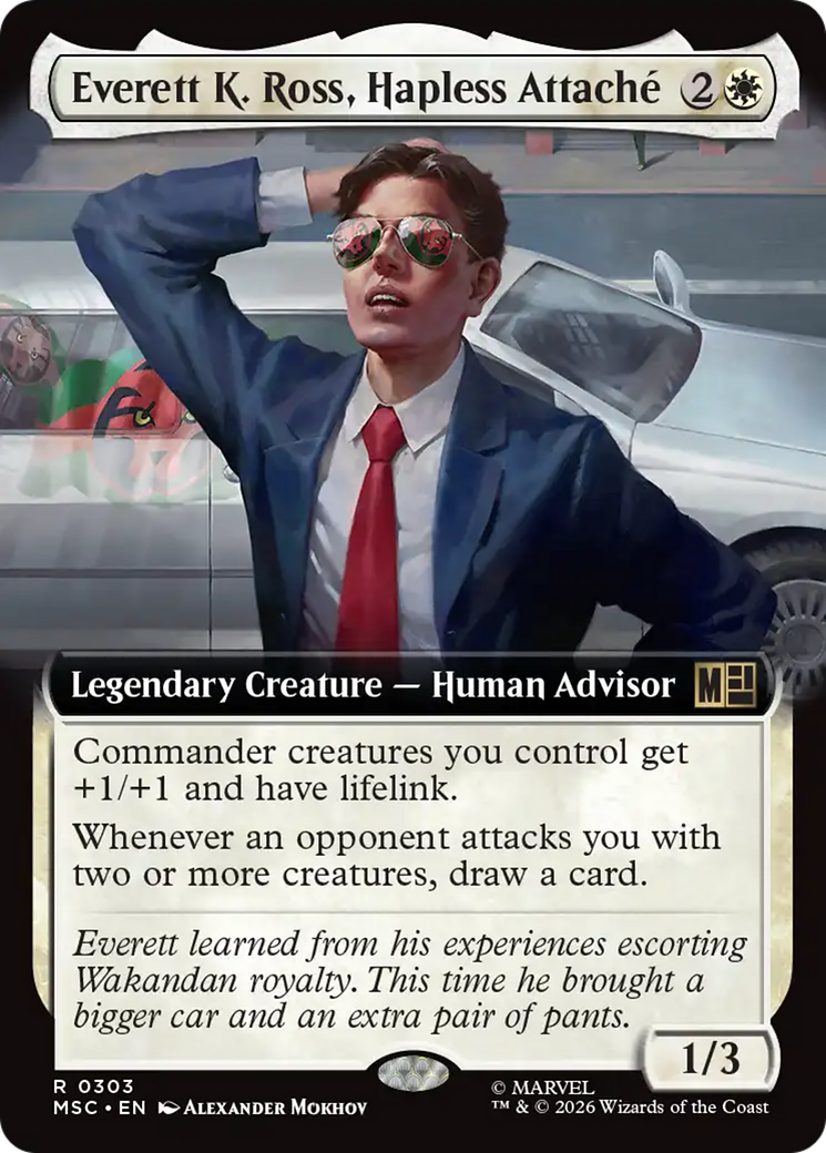 Everett K. Ross, Hapless Attache (Extended Art) [Marvel Super Heroes Commander] | Boutique FDB TCG