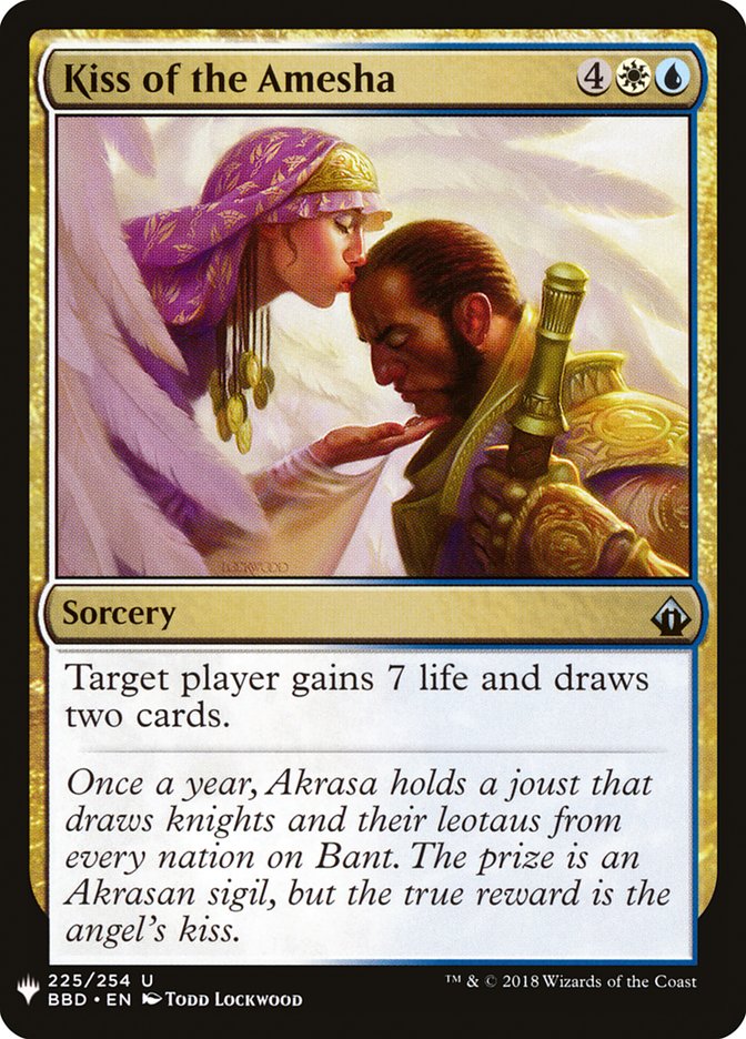 Kiss of the Amesha [Mystery Booster] | Boutique FDB TCG