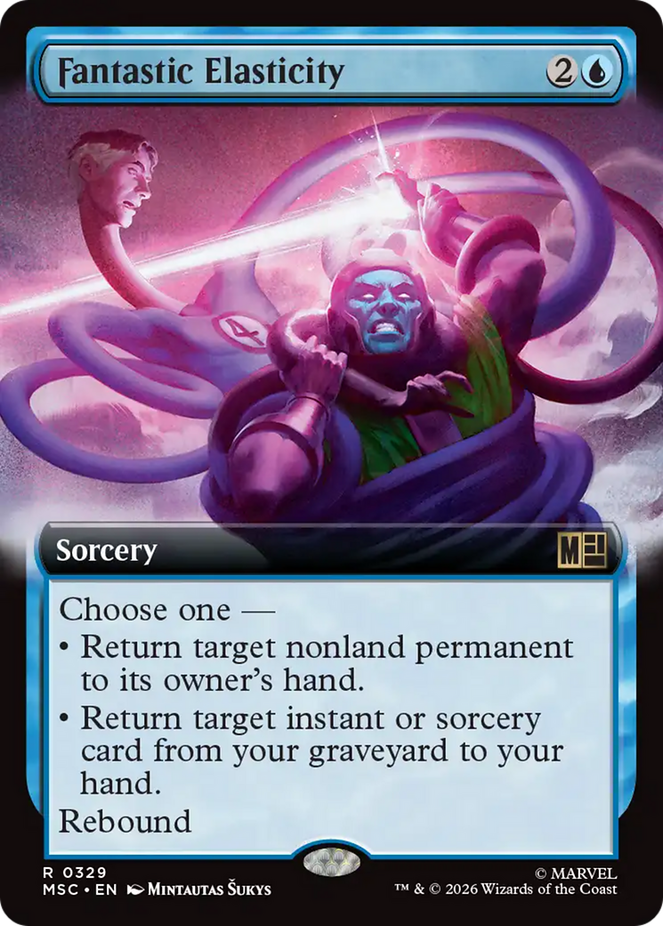 Fantastic Elasticity (Extended Art) [Marvel Super Heroes Commander] | Boutique FDB TCG