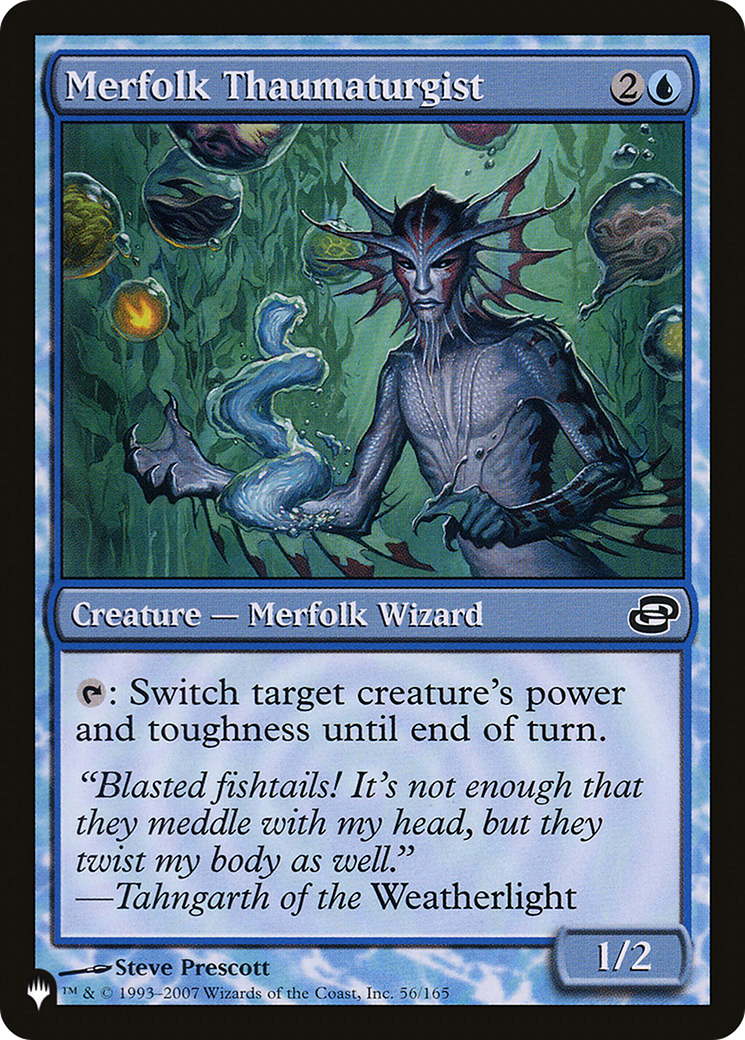 Merfolk Thaumaturgist [The List Reprints] | Boutique FDB TCG