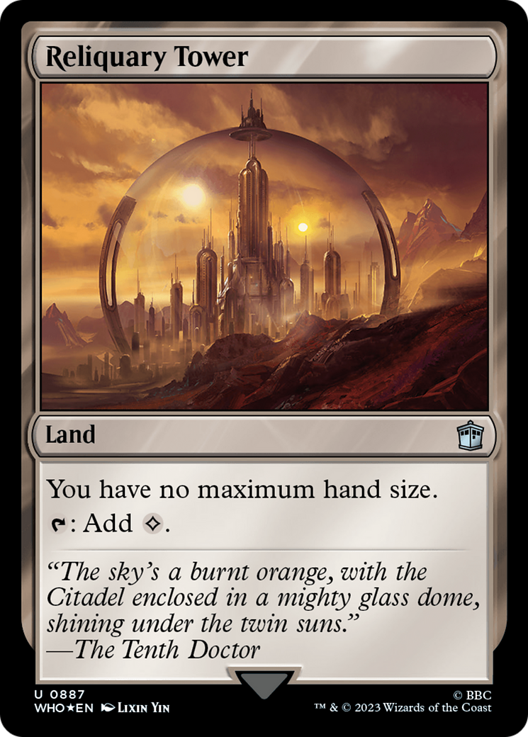 Reliquary Tower (Surge Foil) [Doctor Who] | Boutique FDB TCG