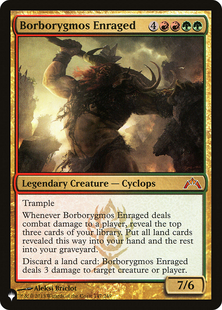 Borborygmos Enraged [The List] | Boutique FDB TCG