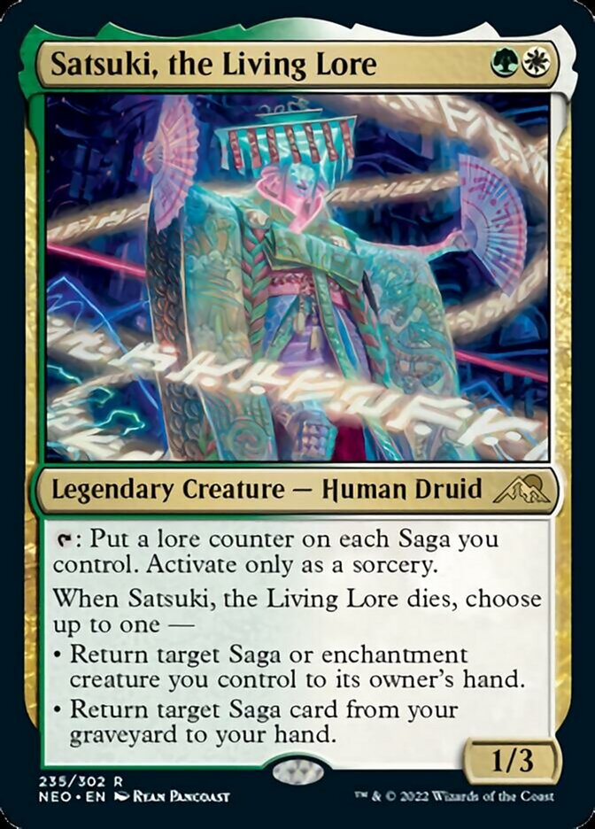 Satsuki, the Living Lore [Kamigawa: Neon Dynasty] | Boutique FDB TCG